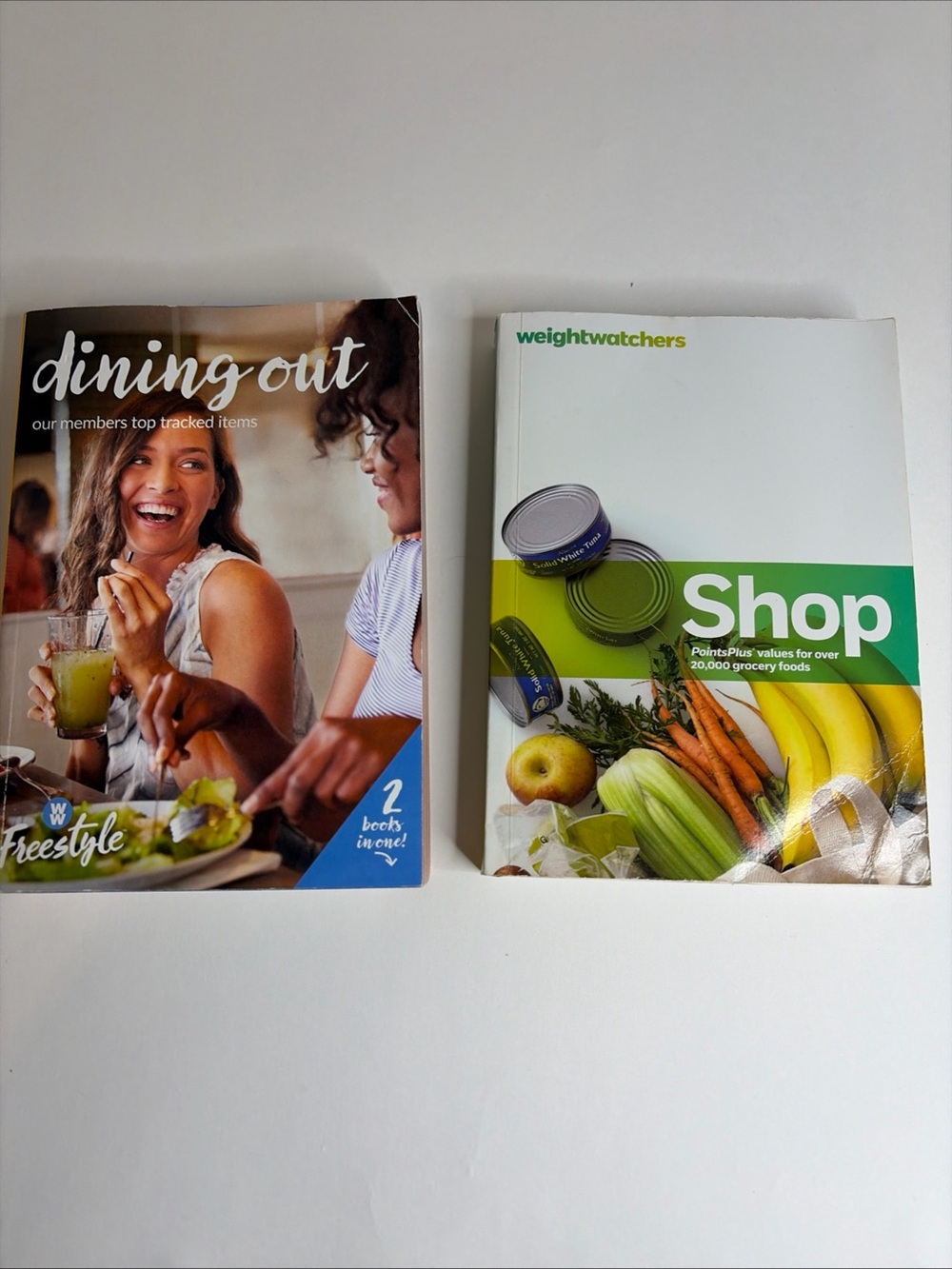 Weight Watchers Shop & Dining Out Books Points Guide 2013 2017 Paperback